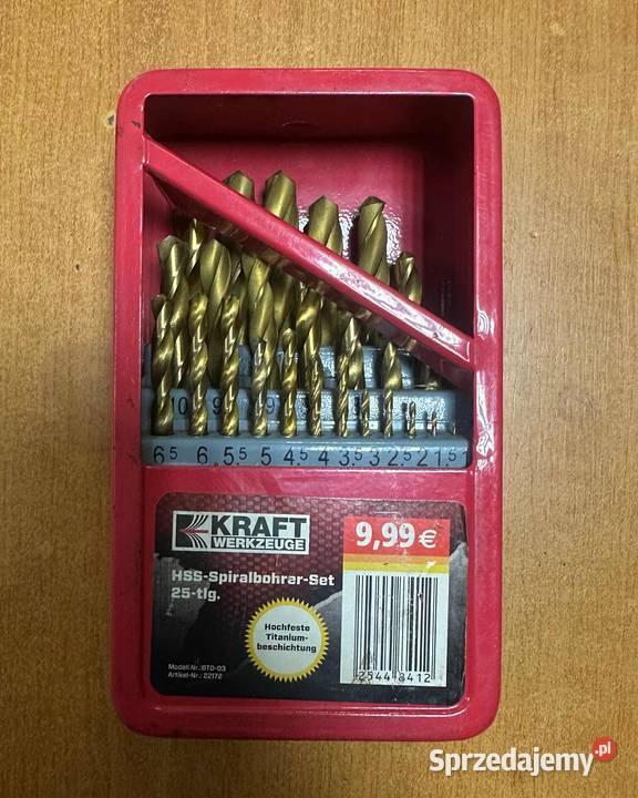 Zestaw wierteł do metalu 113mm 25 Elbląg