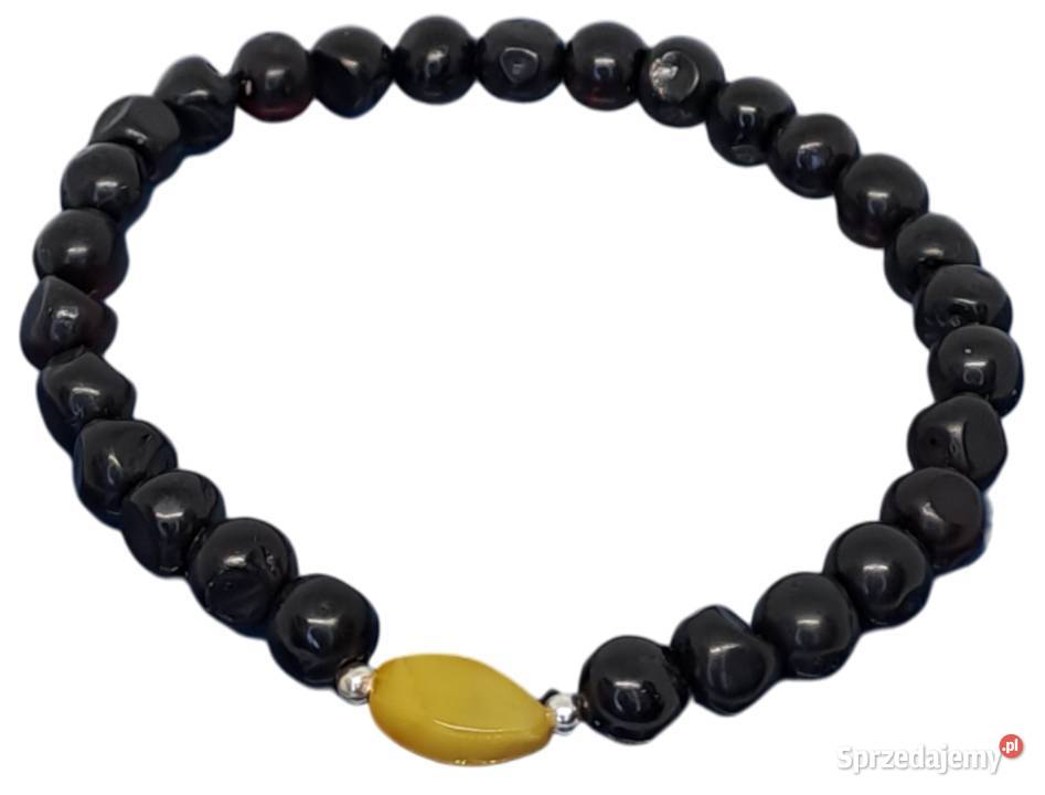 Bransoletka z bursztynu bursztyn bałtycki wiśnia Warszawa