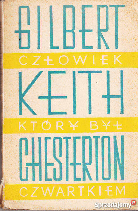 03000 CZŁOWIEK KTÓRY BYŁ CZWARTKIEM GILBERT Czyrna