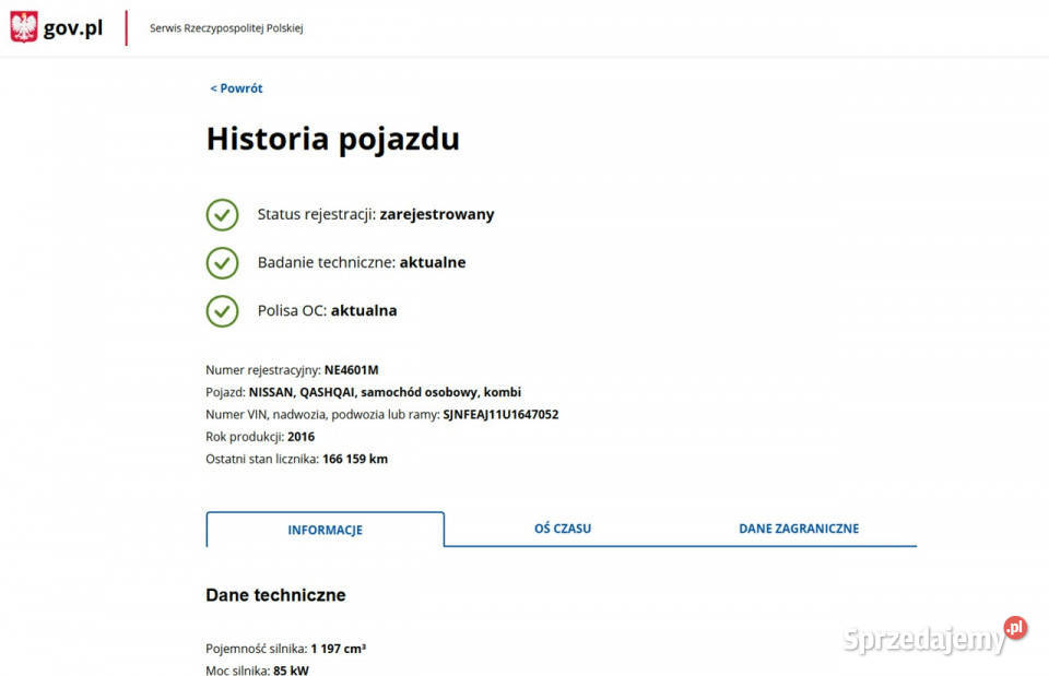 Nissan Qashqai Benzyna Bogato Wyposażony Rok produkcji 2016