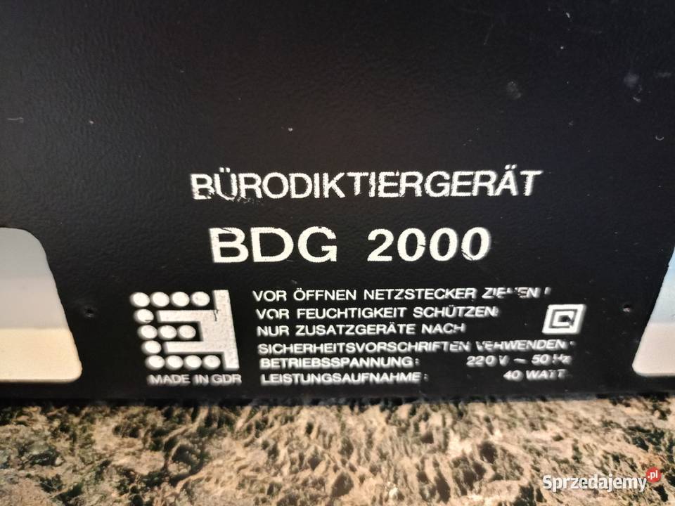 Deck BDG2000 Magnetofon Germany Vintage Magnetofony