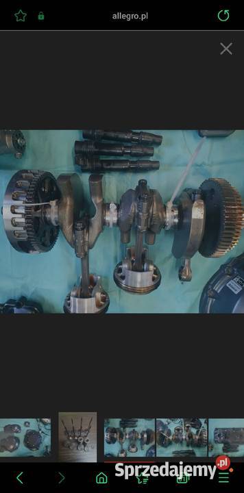 Triumph Tiger 1200 wał kapa dekiel zawór miska Nowy Tomyśl sprzedam