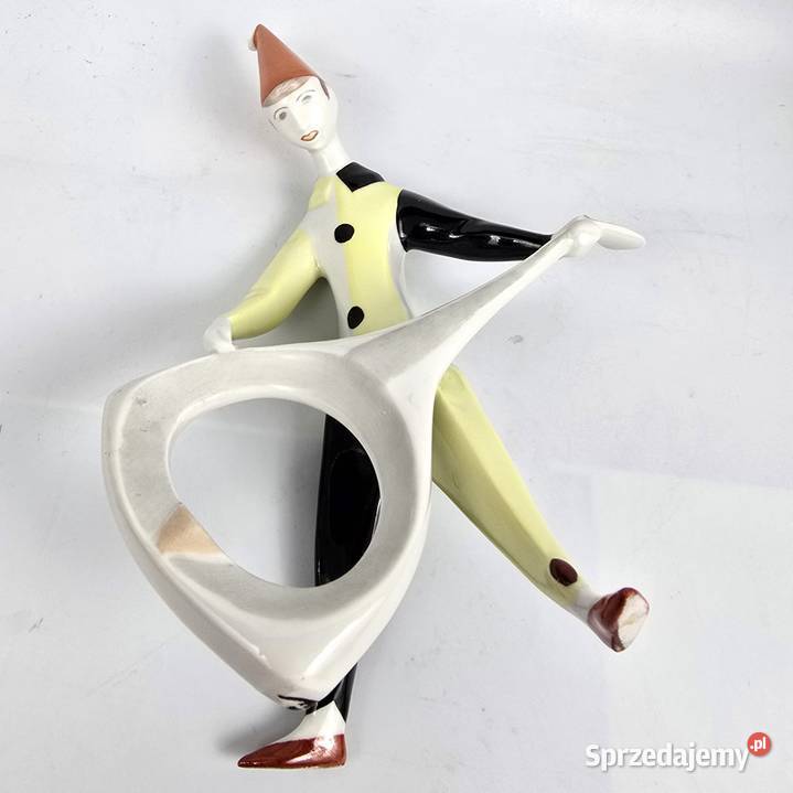 Klaun z gitarą Art Deco Jen Hanzly Aquincum Pomiechówek