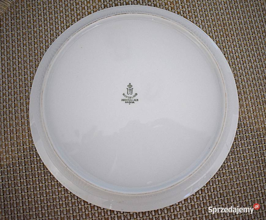 Talerz ozdobny ptactwo leśne Słonki porcelana Porcelana i szkło kujawsko-pomorskie Chełmno