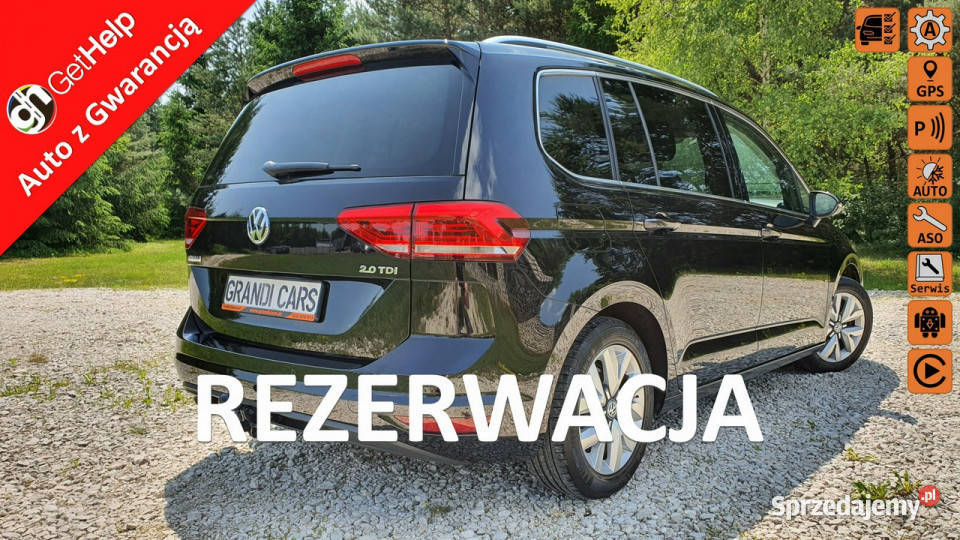 Volkswagen Touran 20 TDI Highline DSG Navi przyciemniane szyby Chmielnik