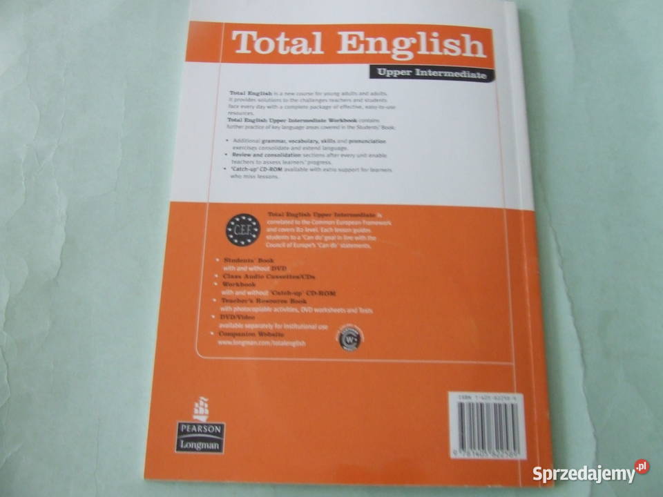 Total English Upper Intermediate SB WB 3 CD Rok wydania 2009 Oborniki Śląskie