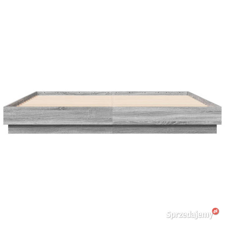 Rama łóżka szary dąb sonoma 200x200 WM3209833 203cm mazowieckie Warszawa