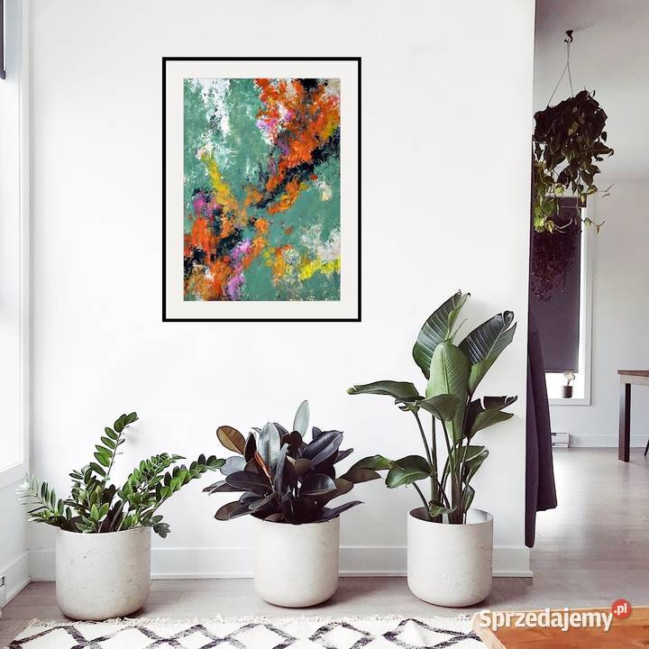 Secret garden 1 obraz abstrakcyjny nowoczesny