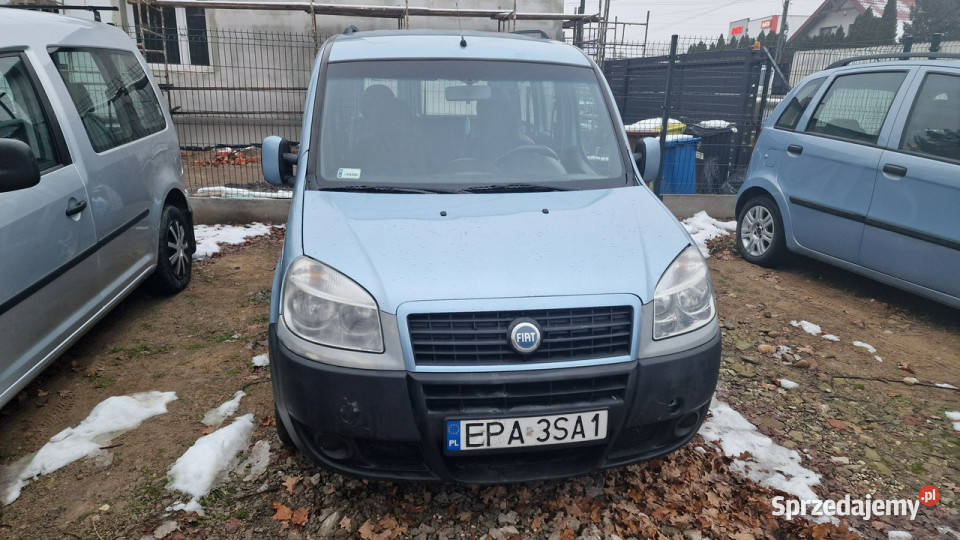 Fiat Doblo 19JTD 2006r 105 Klima Alu Opony 120000km Pabianice sprzedam