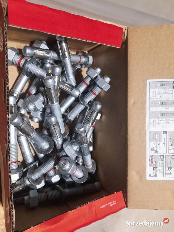 Dyble kotwy kołki rozporowe metalowe do betonu Lublin