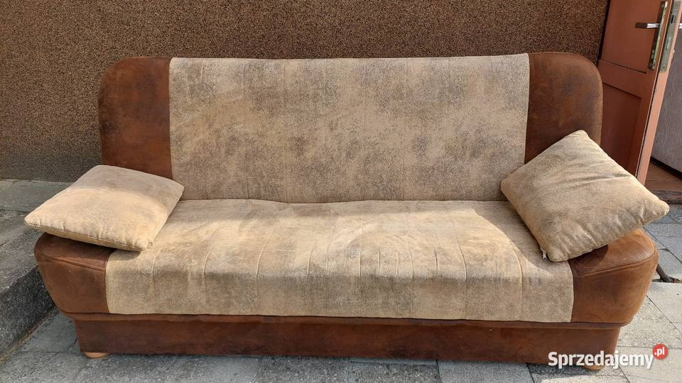 Kanapa rozkładana z poduszkami 193cm Poznań sprzedam