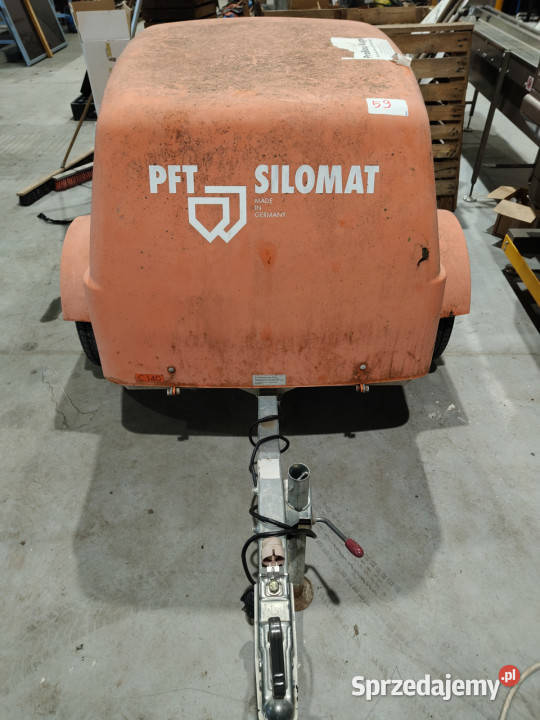 Pompa do transportu zapraw tynków PFT SILOMAT Szpitary
