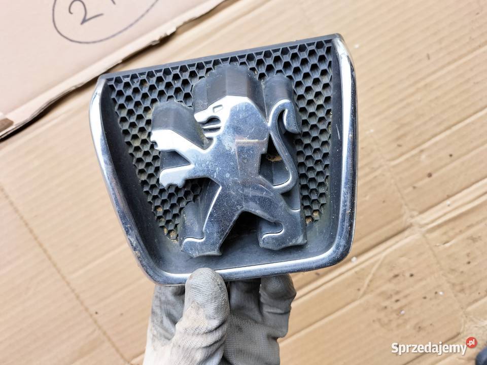 ZNACZEK EMBLEMAT GRILL ATRAPA PEUGEOT 307 lubelskie Kamień-Kolonia