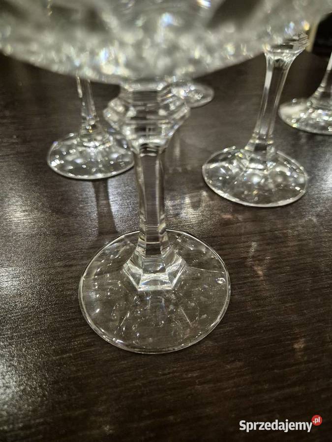 Kryształowe kieliszki do szampana wina 6 Jugów
