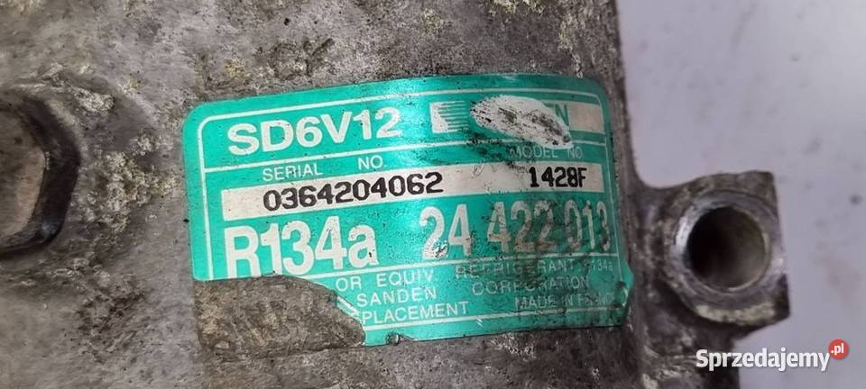 SPRĘŻARKA KLIMATYZACJI OPEL ASTRA G 24422013 Pozostałe Lipno