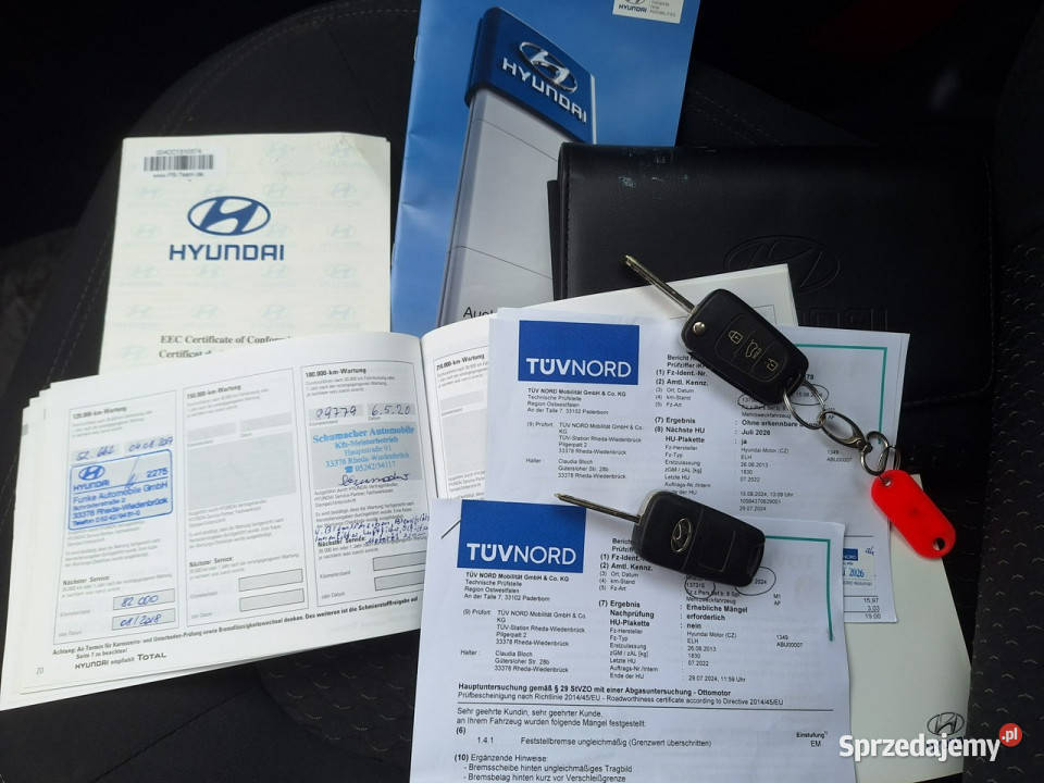 Hyundai ix35 16benz Z NiEMiEC ŁADNY ALUFELGi Rok produkcji 2013 Olsztyn