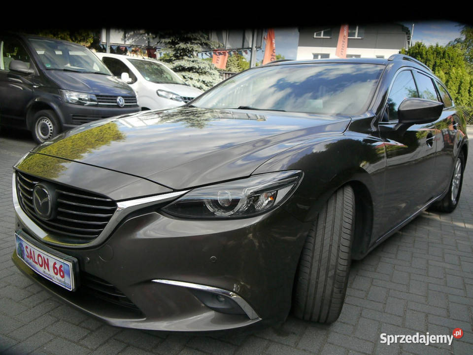 Mazda 6 22d Automat Led Skóra Navi Bezwypadkowy lakier metallic 6 śląskie Częstochowa
