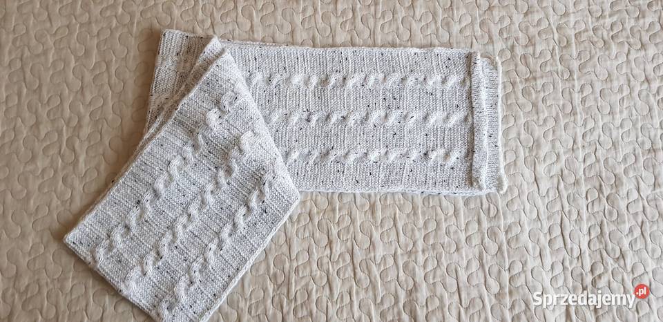 Nowy szalik Warm and Cozy szary melanż Pozostałe Warszawa