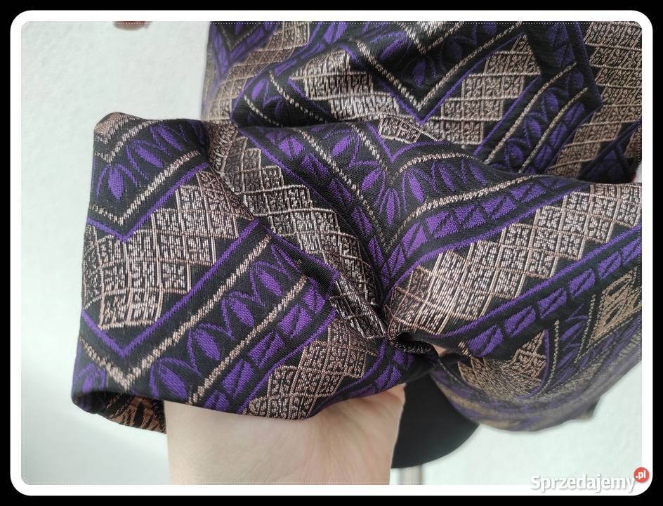 OASIS spódnica fioletowo złota z podszewką 42 XL mazowieckie Płock