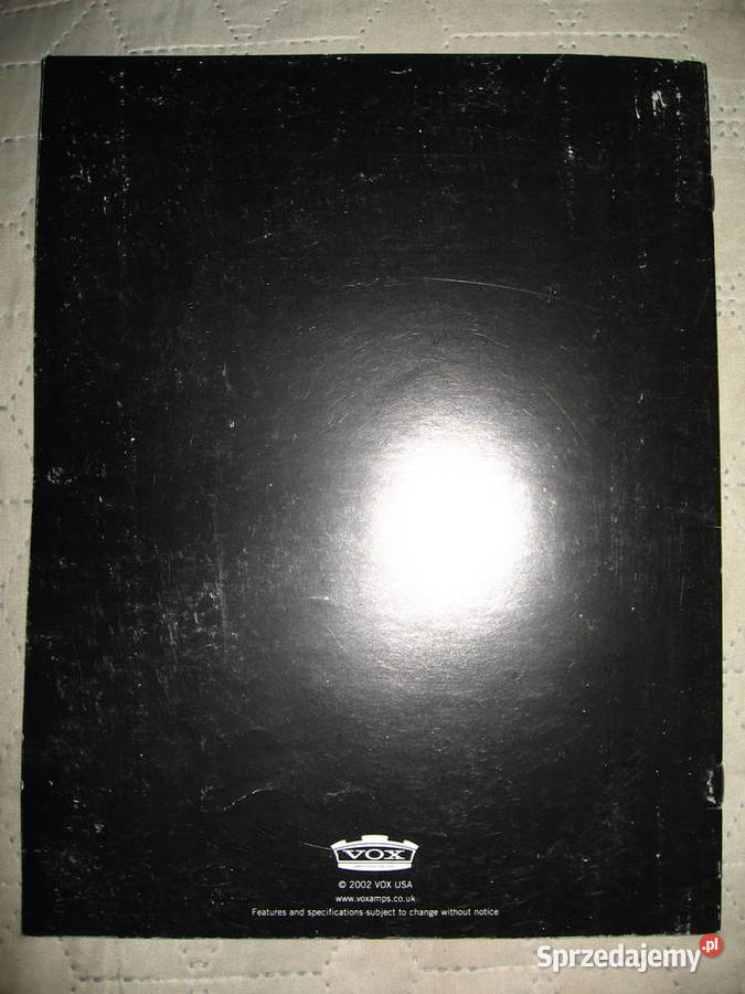 VOX Amps Catalog katalog wzmacniaczy pomorskie