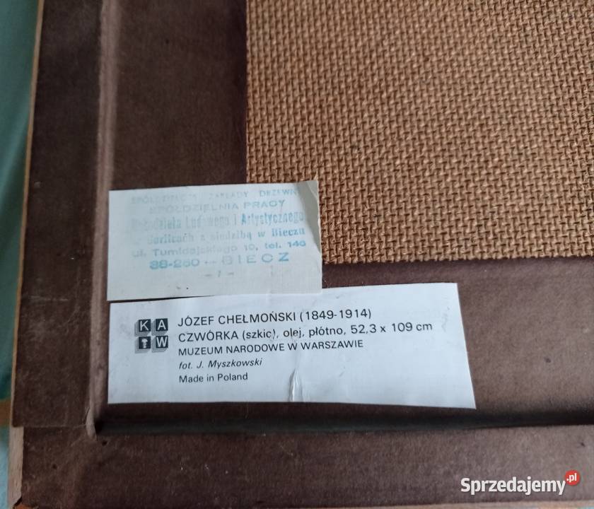 Sprzedam obrazy Kossak Wojciech i Józef śląskie Tarnowskie Góry