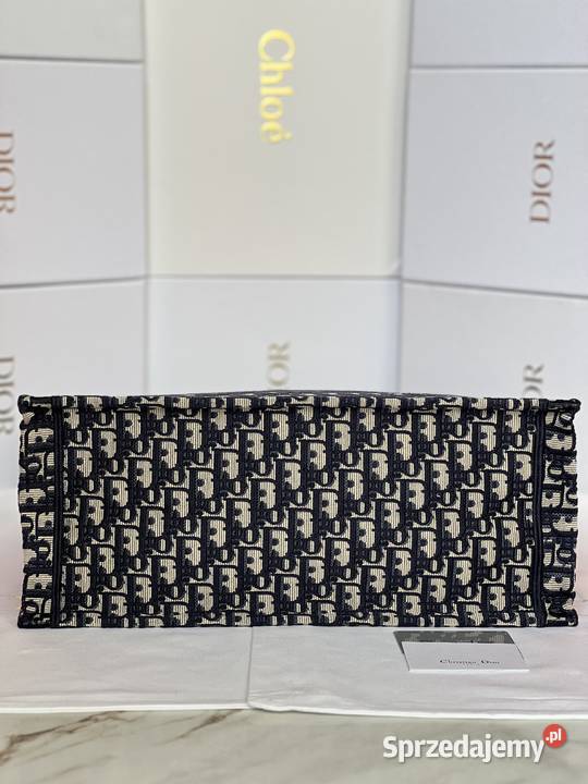 Torebka Dior Tote Book Dark Blue Warszawa sprzedam