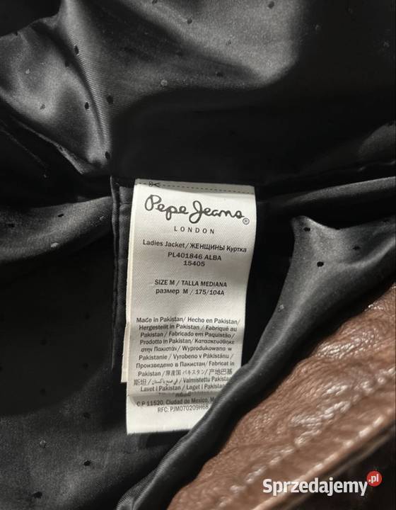 Ramoneska Pepe Jeans Alba M kurtka skórzana Wyszków