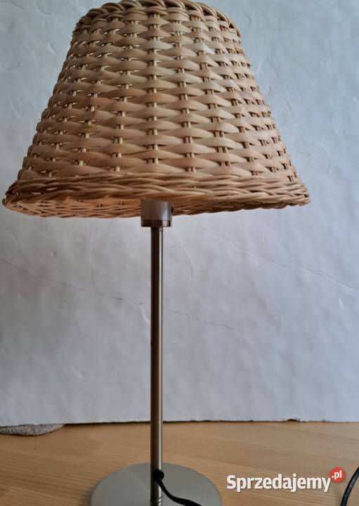 Lampka Nocna Stelaż Metalowy Podstawa Okrągła Poznań