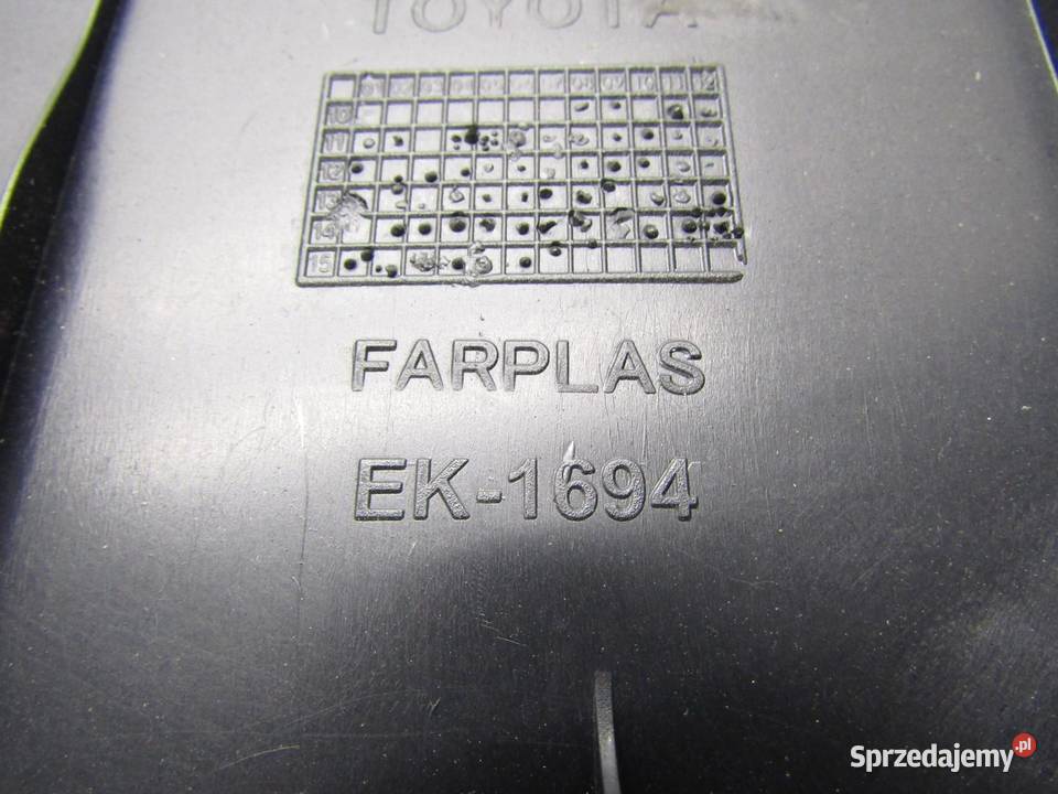 OSŁONA NAKŁADKA PROGU BAGAŻNIKA TYLNA TYŁ TOYOTA osobowe