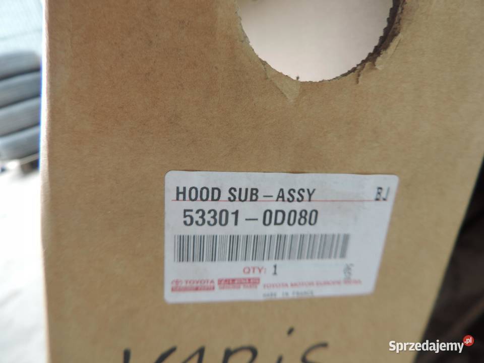 MASKA Toyota Yaris II 2 0511 NOWA 533010D080 Maski