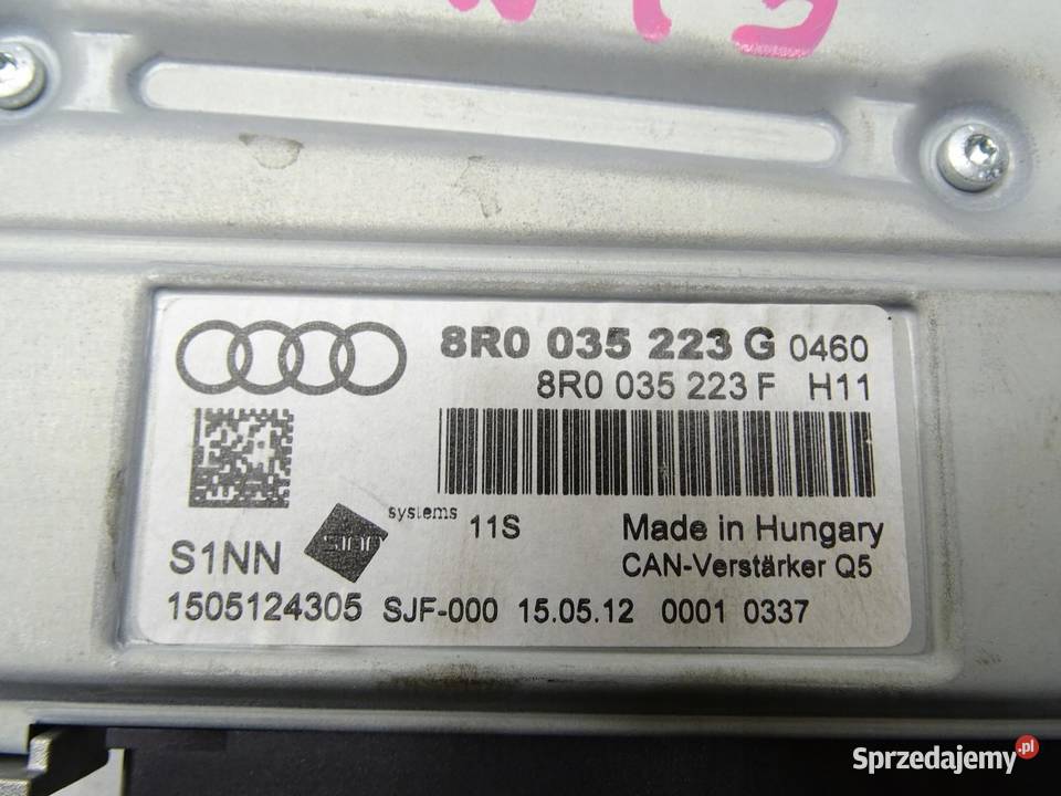 WZMACNIACZ MODUŁ AUDIO RADIA 8R0035223G AUDI A4