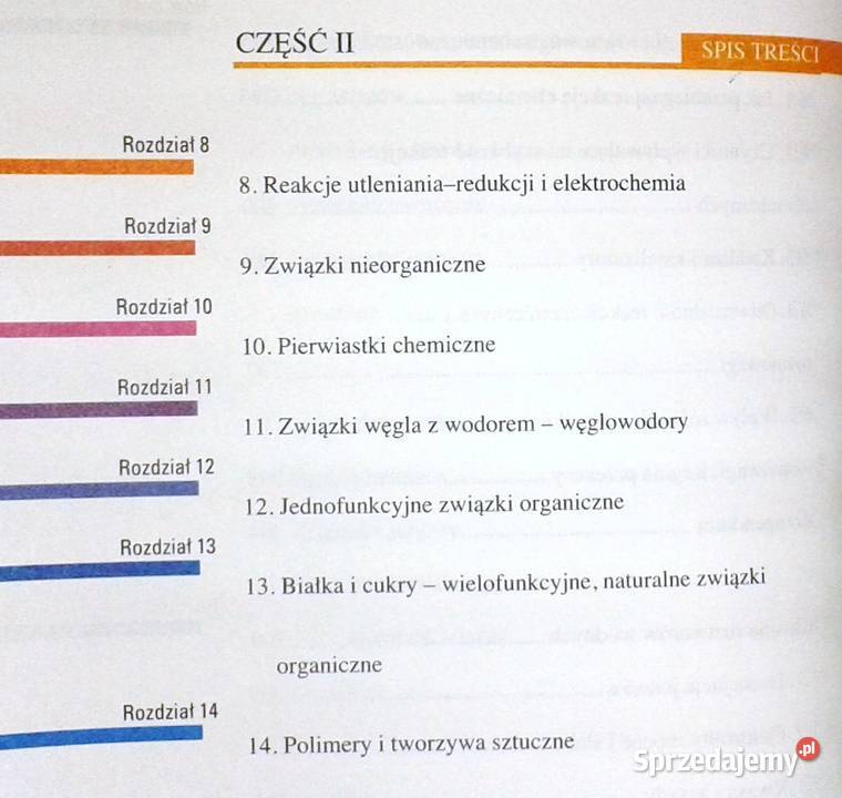 Chemia licealistów Podstawy cz 1 Krzysztof Chełm sprzedam