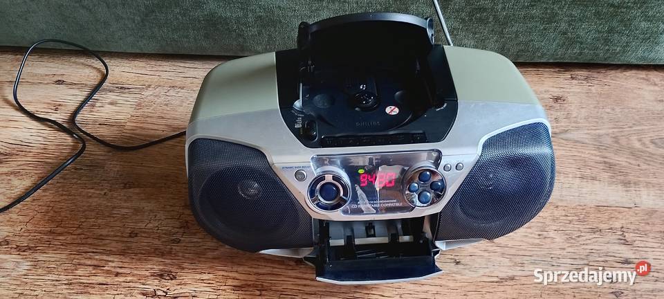 Boombox PHILIPS AZ1310 Kultowe Radio CD Kaseta Radioodtwarzacze Wąbrzeźno
