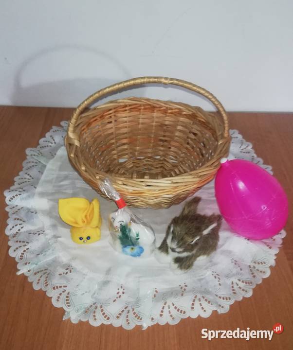 Koszyczek wiklinowy dodatki Tanio sprzedam