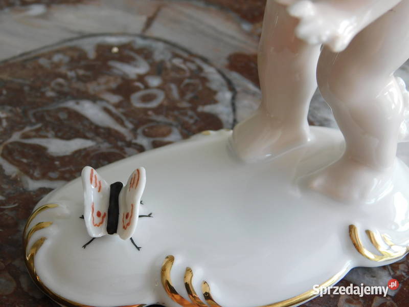 figurka chlopca z motylem Gerold Co Tettau 153 Szczecin