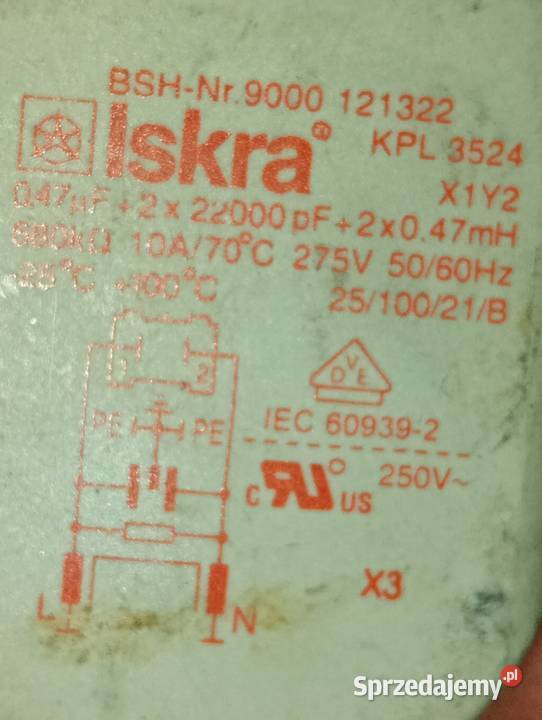 Filtr iskra Bosch siemens sprzedam