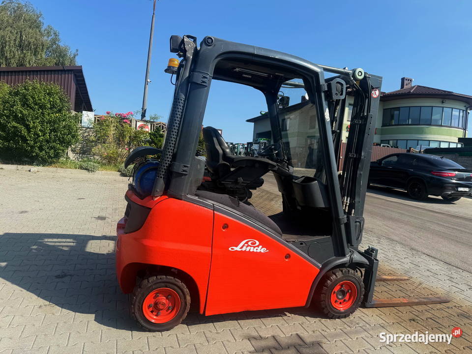 wózek widłowy LINDE H16 LPG Triplex 460m przesuw łódzkie Działoszyn sprzedam
