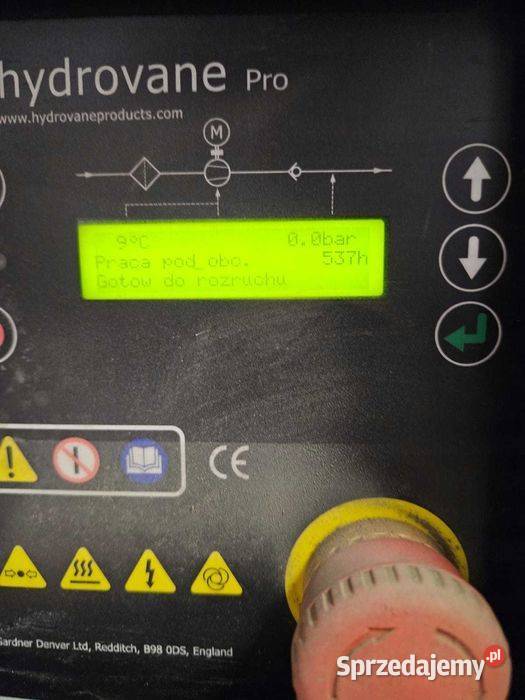 Kompresor śrubowy Hydrovane HR07 osuszacz Góra