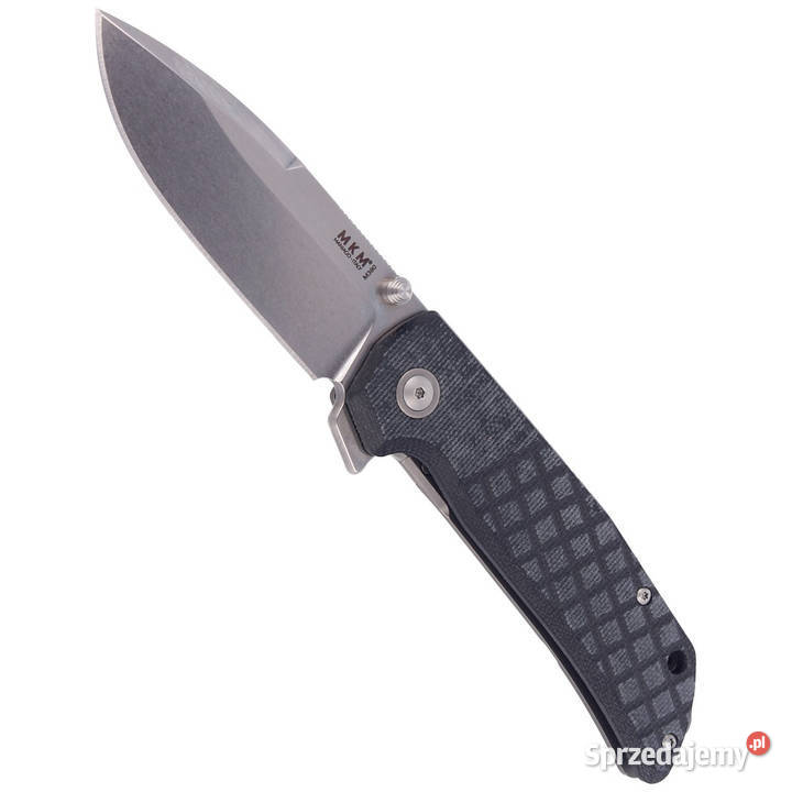 Nóż składany MKM Maximo Black Micarta Stone Warszawa