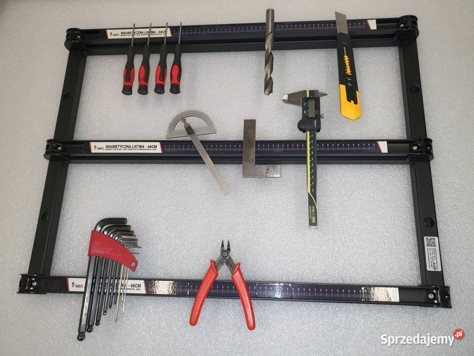 Stelaż magnetyczny na narzędzia magnes półka Jeżowe
