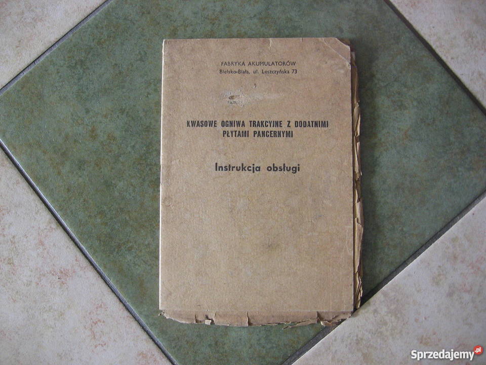 Kwasowe Ogniwa Trakcyjne z Dodatnimi Płytami kujawsko-pomorskie Bydgoszcz