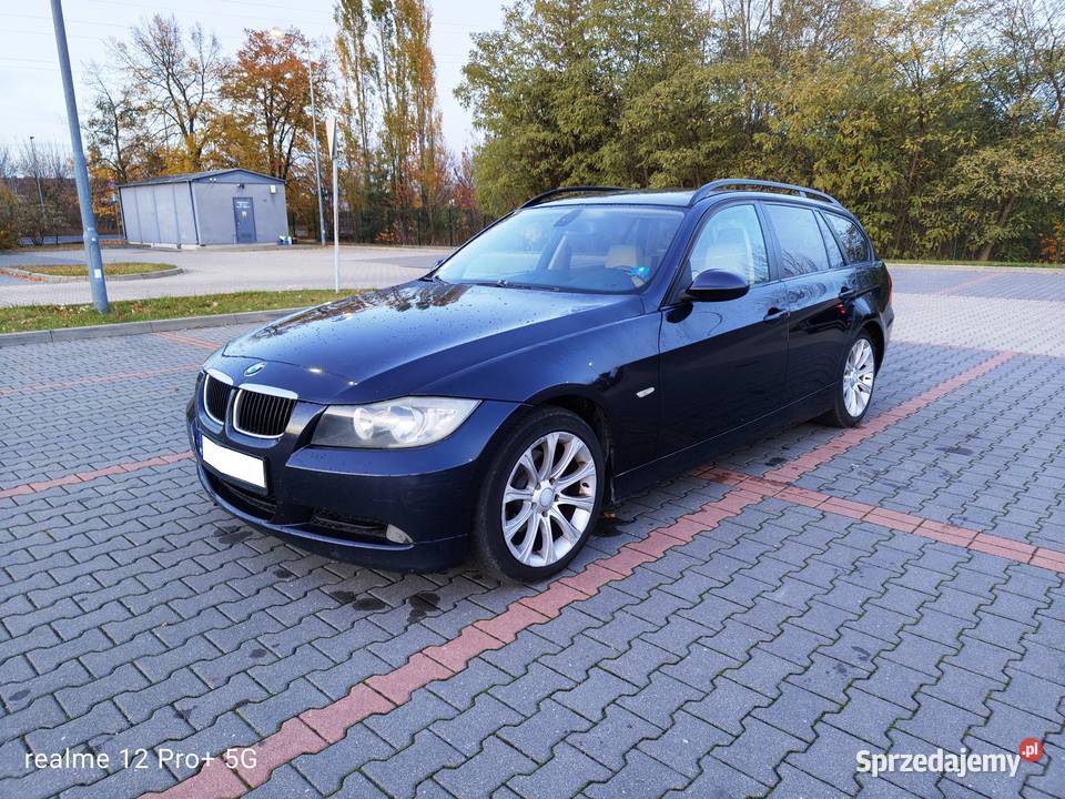 BMW E91 Touring 20D M47D20 Brązowe Skóry Navi ESP Seria 3 Piaseczno sprzedam