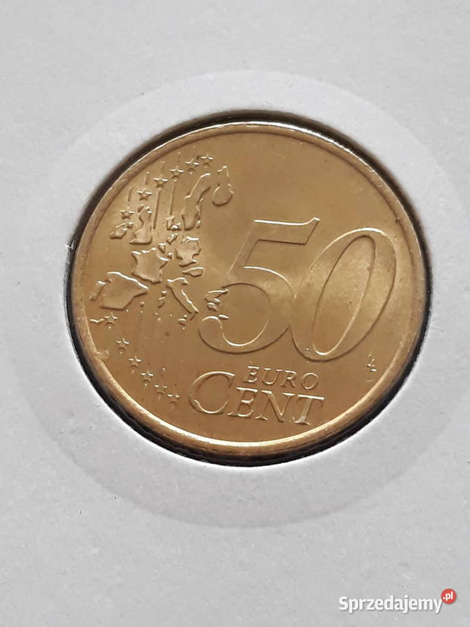50 Eurocentów Holandia 2002 r Mennicze Konin