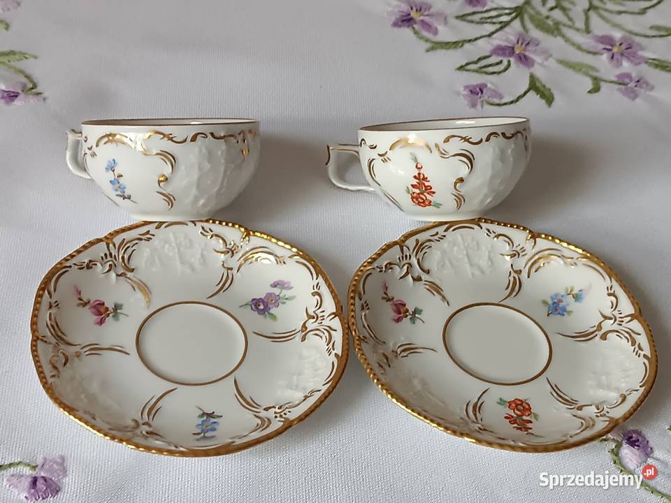 Kolekcjonerskie filiżanki Rosenthal Sanssouci Gorlice