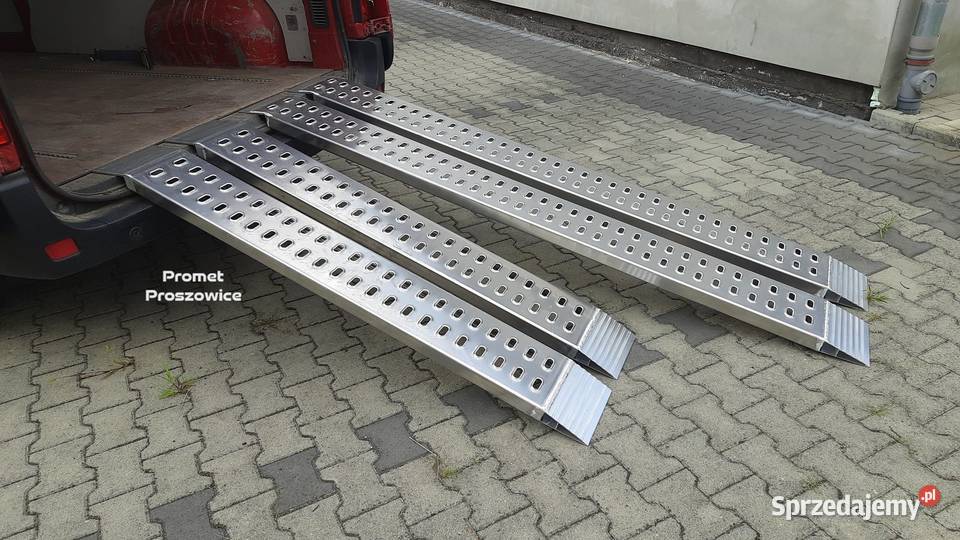 Najazdy Aluminiowe lekkie do 600 pod Quad dostawcze Proszowice