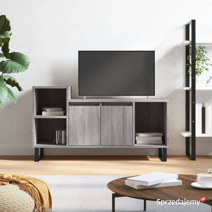 Szafka pod telewizor szary dąb sonoma 100x35x55 Dom i Ogród Warszawa sprzedam