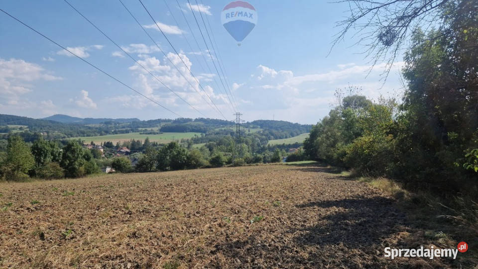 Widokowa działka rolna w Beskidach