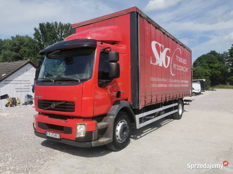 Volvo FL280 winda Dhollandia firanka z burtami małopolskie Książ Wielki