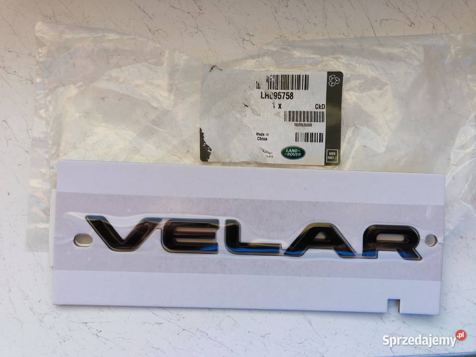 Emblemat logo znaczek Land Range Rover VELAR osobowe