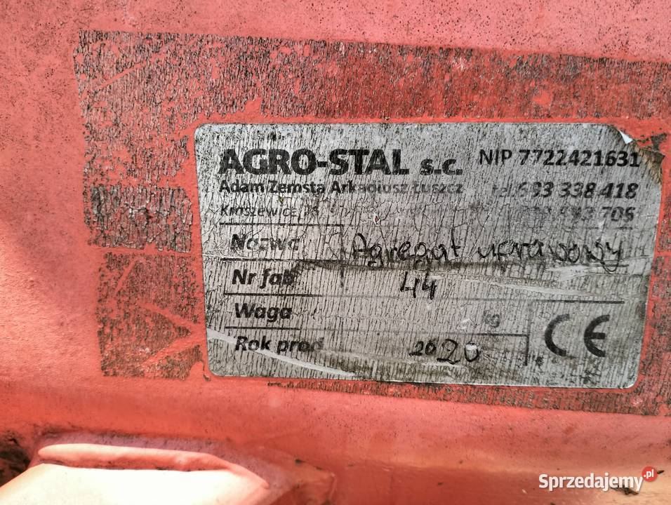 Sprzedam agregat uprawowy Słomniki